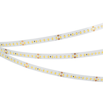 Лента RT-A144-10mm 24V Warm2700 (7.7 W/m, IP20, 2835, 5m) 038781 - Светодиодная высокоэффективная лента RT-A144, открытая. Светодиоды 2835, 144 шт/м (720 шт на 5 м), белая плата, ширина 10 мм, скотч 3M. Цвет ТЕПЛЫЙ 2700 K, цветопередача CRI>85, угол 120°.