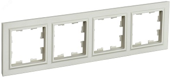 Рамка 4-м BRITE РУ-4-БрКр беж. BR-M42-K10