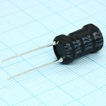 LGB-X1016-221K - Радиальная индуктивность 220uH 2A 200mOhm DCR p=6.5mm