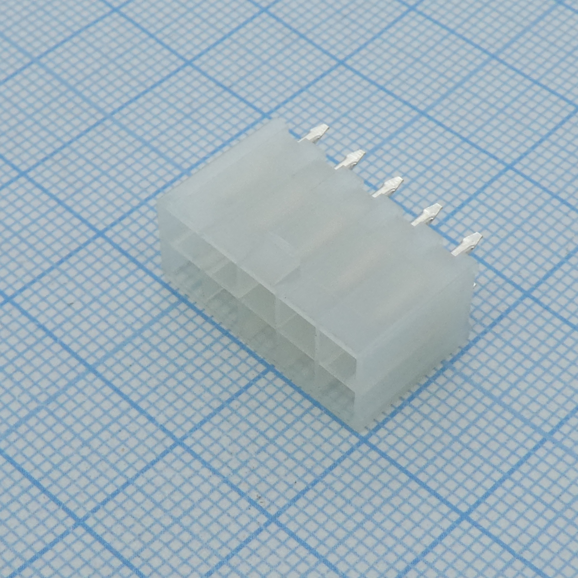 39281103 - Разъем типа провод-плата, вертикальный, 94V-2, 4.2 мм, 10 контакт(-ов), Штыревой Разъем