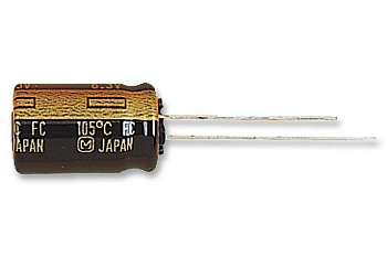 EEUFC1E390 - Конденсатор алюминиевый электролитический 39мкФ 25В 20% (5 X 11мм) радиальные выводы 2мм 175мА 1000час 105°С автомобильного применения Россыпь