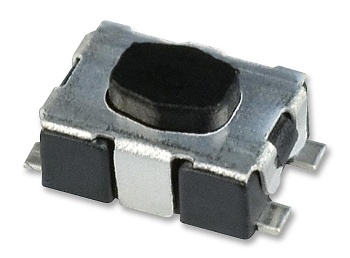 KMR211G LFS - Кнопка тактильная 4.2Х2.8Х1.9мм 0.05A 32В 1ВА 1.2Н 200000циклов SMD монтаж посеребренные контакты лента на катушке