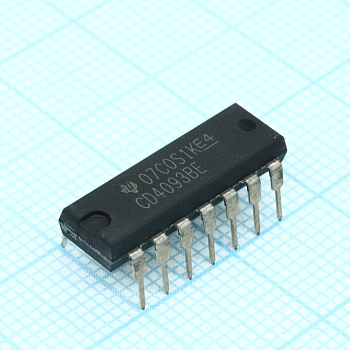 CD4093BE - Триггер Шмитта с И-НЕ 4 х 2, DIP14