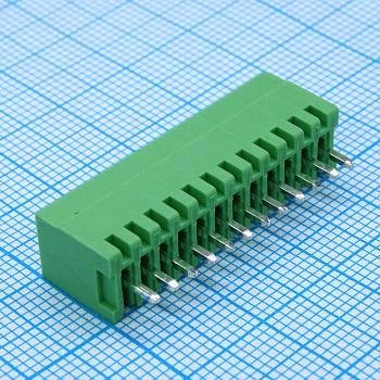 15EDGVC-2.5-12P-14-00A(H) - Разъемный клеммный блок на плату, 12 контактов. Серия 15EDGVC-2.5