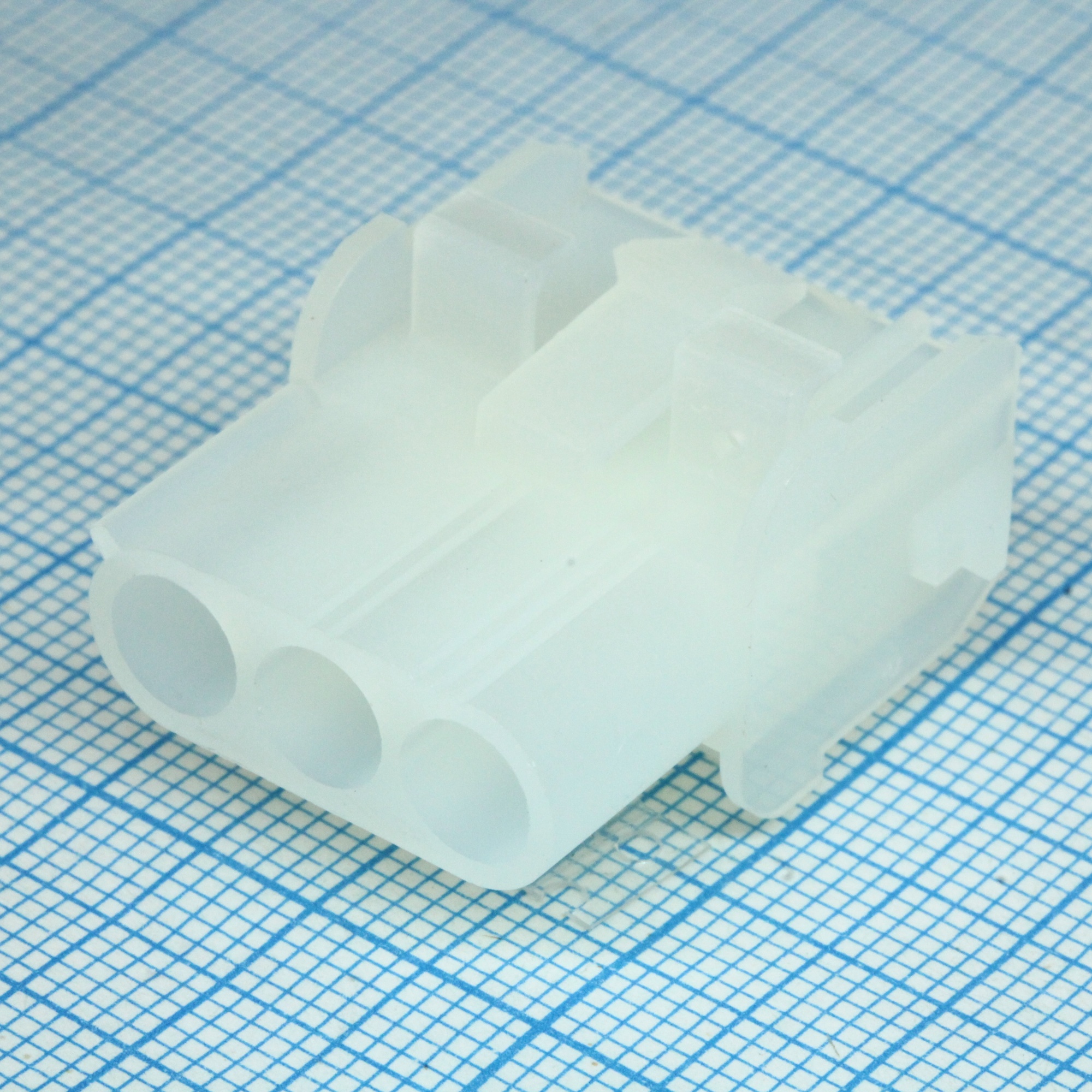 50842030 - Корпус однорядного разъема с шагом 6,35мм, на 3 контакта