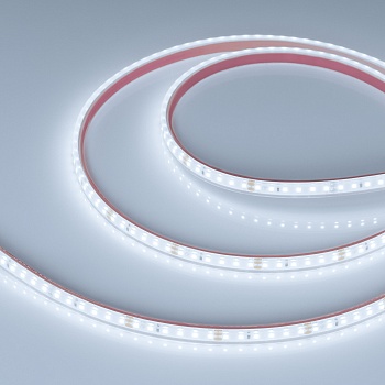 Лента герметичная RTW-PFS-A120-11mm 24V White6000 (9.6 W/m, IP68, 2835, 5m) 034026 - Светодиодная лента RTW-PFS-A120, герметичная IP68 (PFS-полная силиконовая экструзия). Светодиоды 2835, 120 шт/м (600 шт на 5 м), белая плата, ширина 11 мм, скотч 3M. Цвет