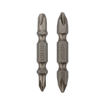 Мини-набор бит двусторонних PH2xPH2, PH1xPH3-50 мм (2 биты на блистере) KR-92-0452