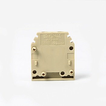 Торцевая крышка G-JUT2-2.5E - Торцевая крышка для клемм JUT2-2.5E, цвет: бежевый