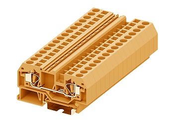 Проходная клемма 206922 - Проходная клемма, TA6, тип фиксации провода: пружинный, номинальное сечение: 6 мм кв., 41A, 800V, ширина: 8 мм, цвет: оранжевый, тип монтажа: DIN 35