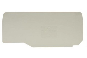 Пластина разд. TWFN 10 D1/2/35 - Разделительная пластина, для клемм WKFN 10 D1/2..., цвет: серый