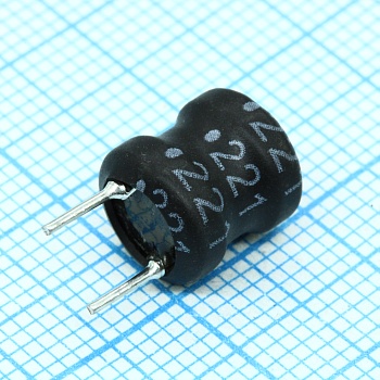 RLB0912-221KL - Индуктивность проволочная, радиальная, на ферритовом сердечнике 220uH 10% 1KHz 30Q-Factor Ferrite 0.8A 0.72Ohm DCR RDL Bag