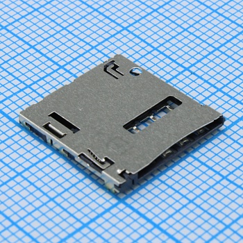 L-KLS1-SIM-098-H1.27-R - Разъем держатель микро SIM карты (SMT) 6 контактов на плату