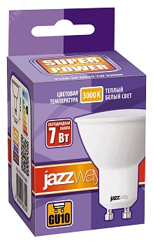 Лампа светодиодная PLED-SP 7Вт PAR16 3000К тепл. бел. GU10 520лм 230В 1033550