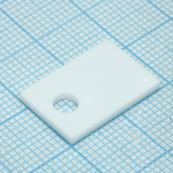 AOS 220 4  (1.5мм) - Прокладка теплопроводящая керамическая TO-220 12х18х1,5мм тепловое сопротивление 0,3K/W, изоляция 10kV/mm