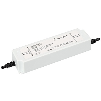 Блок питания ARPV-SP-12150 (12V, 12.5A, 150W) 041916 - Источник напряжения с гальванической развязкой для светодиодных изделий. Входное напряжение 200-240 VAC. Выходные параметры: 12 В, 12,5 А, 150Вт. Встроенный PFC >0.5. Герметичный пластиковый корпус IP