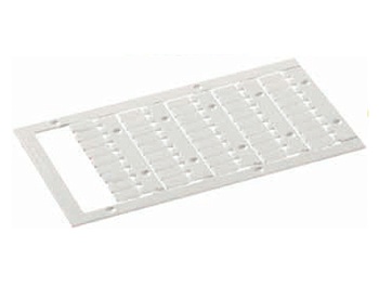 Маркировка WMP 6 - SI2KTB6085DW - Пластина с маркировочными шильдиками для клемм шириной 6 мм, для плоттера wieplot, 45 шильдиков