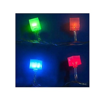 Гирлянда светодиодная -Кубики- ULD-S0700-050/DTA MULTI IP20 CUBES-1 с контроллером 50LED (дл.7м) Uniel 7932