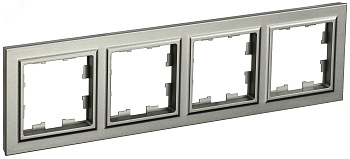 Рамка 4-м BRITE РУ-4-БрШ шампань BR-M42-K37