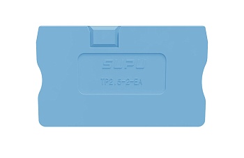 Торцевая крышка TP2.5-2-1-BU-EA - Торцевая крышка для клемм TP2.5-2-1..., цвет: синий