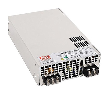 CSP-3000-400 - AC-DC, 3000Вт, вход 180…264V AC, 47…63Гц /254…370В DC, вых1: 400В/7.5A, вых2: 12В/0.4A, КПД=93%, изоляция 3000В AC, в кожухе 278х177.8х63.5мм, -20…+65°С, c корректором коэф. мощности