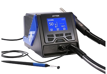 GT-8102 - Термовоздушная станция 1000Вт с вакуумным манипулятором,  нагрев фена 100-480°C