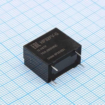 HF32FV-G/12-HSTF - Реле силовое 8А один контакт на замыкание катушка 12В