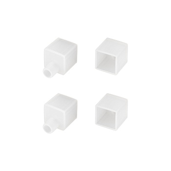 Заглушка WPH-FLEX-1212-TOP WHITE с отверстием 040859 - Заглушка с отверстием для силиконового профиля WPH-FLEX-1212-TOP. Материал - силикон. В комплекте 4 заглушки.