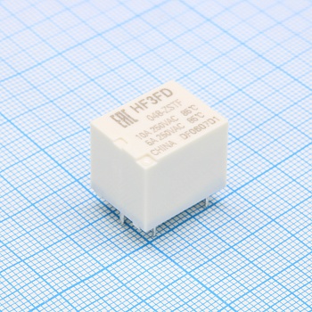 HF3FD/048-ZSTF - Реле силовое 10А одна группа на переключение катушка 48В