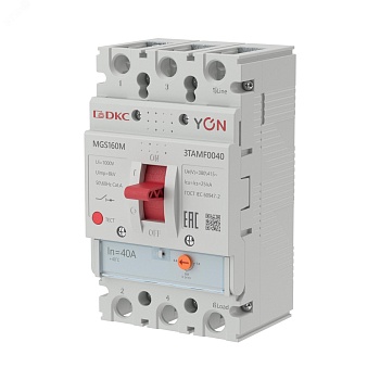 Выключатель автоматический YON MGS160 3P 32-40A 25kA MGS160M-3TAMF0040