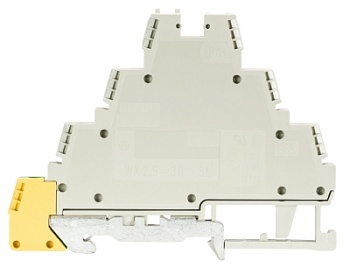 Клемма сенсорн. WK 2.5-D SL - Мультифунциональная клемма, тип фиксации провода: винтовой, номинальное сечение: 2,5 мм кв., 24A, 400V, ширина: 5 мм, цвет: серый, тип монтажа: DIN 35