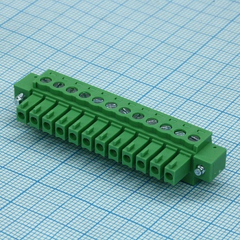 15EDGKM-3.81-12P-14-00A(H) - Разъемный клеммный блок, Серия 15EDGKM-3.81 12 контактов