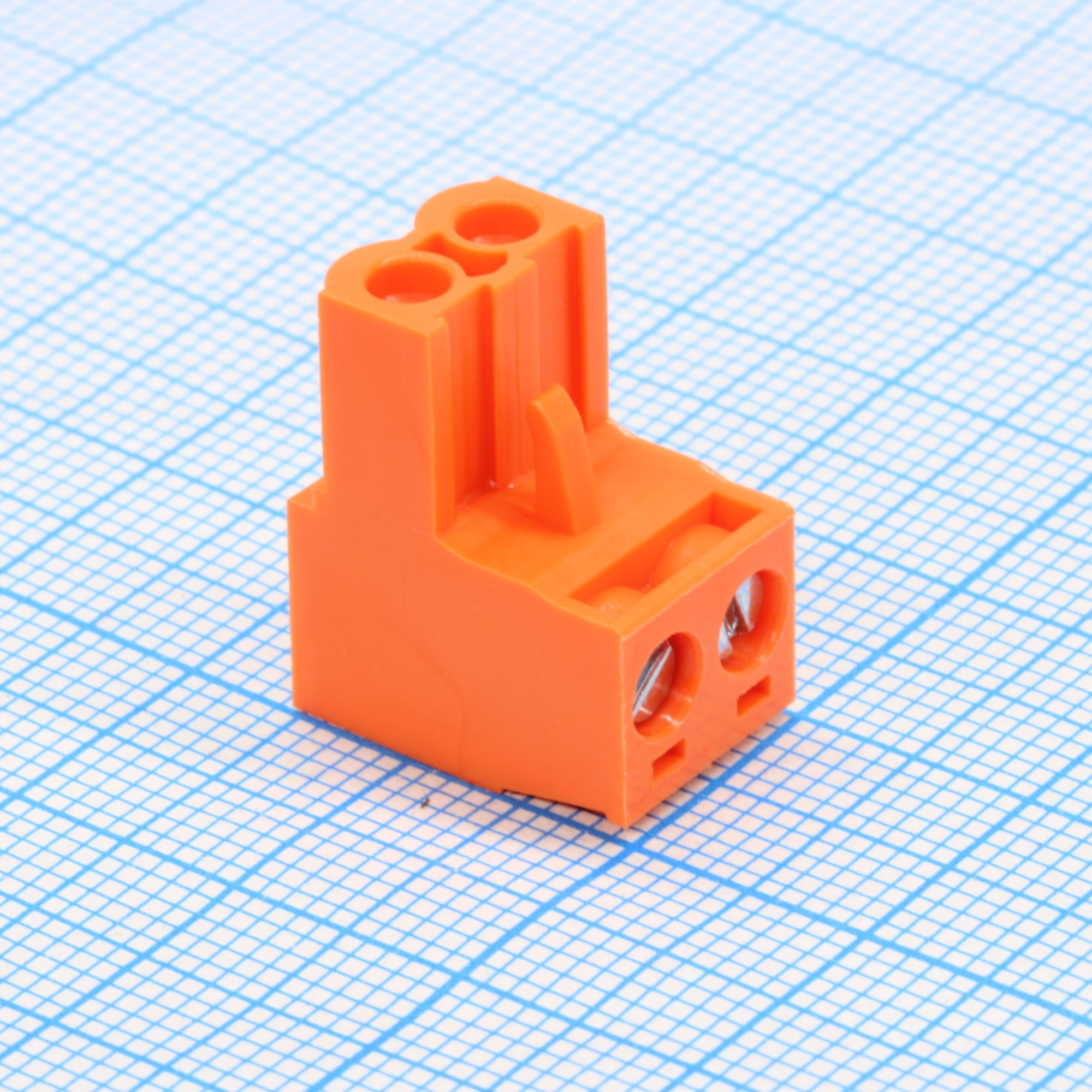 WJ2EDGK-5.0-02P-15-00A - Разъем клеммный винтовой на кабель 2 контакта шаг 5 мм