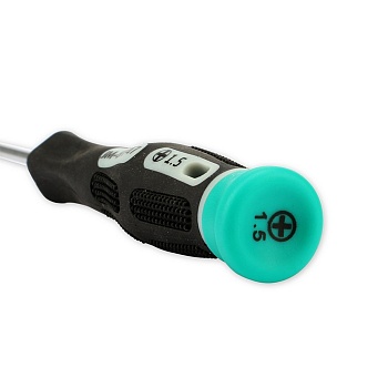 JM-8147 Ph1,5 - Отвертка-крест из стали S2, противоскользящая ручка, вращающийся хвост.