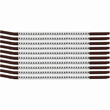 brd133910 - SCN-15-A клипсы белые, 300шт/упак, для провода 3,8-4,6мм диаметра, легенда A