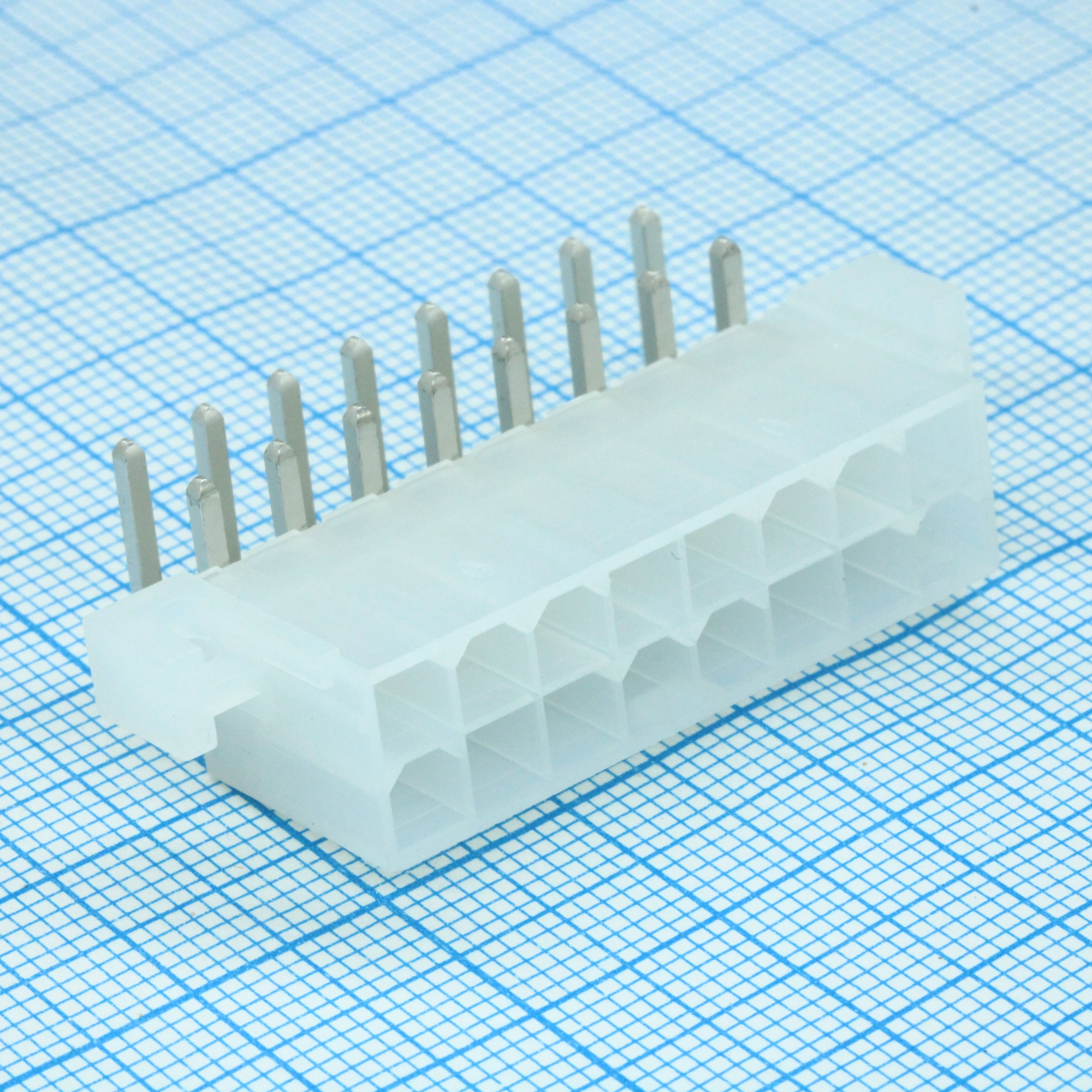 39291168 - Разъем типа провод-плата, угловой, 4.2 мм, 16 контакт(-ов), 1 порт Штыревой Разъем монтаж в отверстие