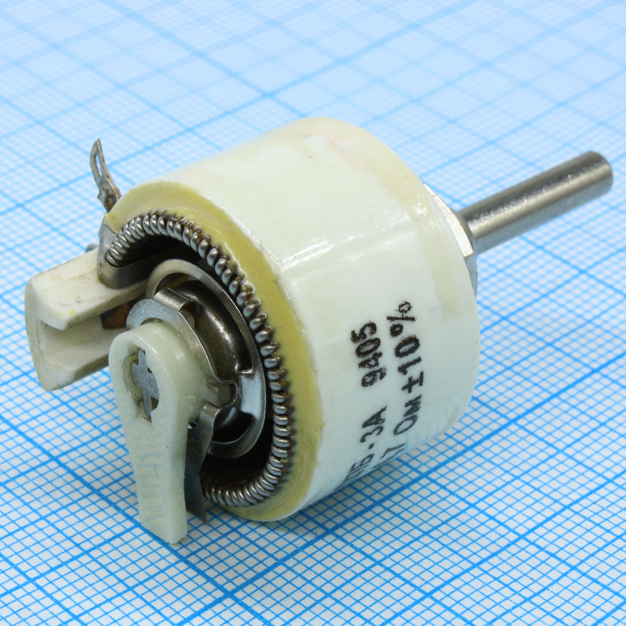 ППБ-3А       4.7±10% - Резистор переменный проволочный 4.7Ом ±10% 3Вт