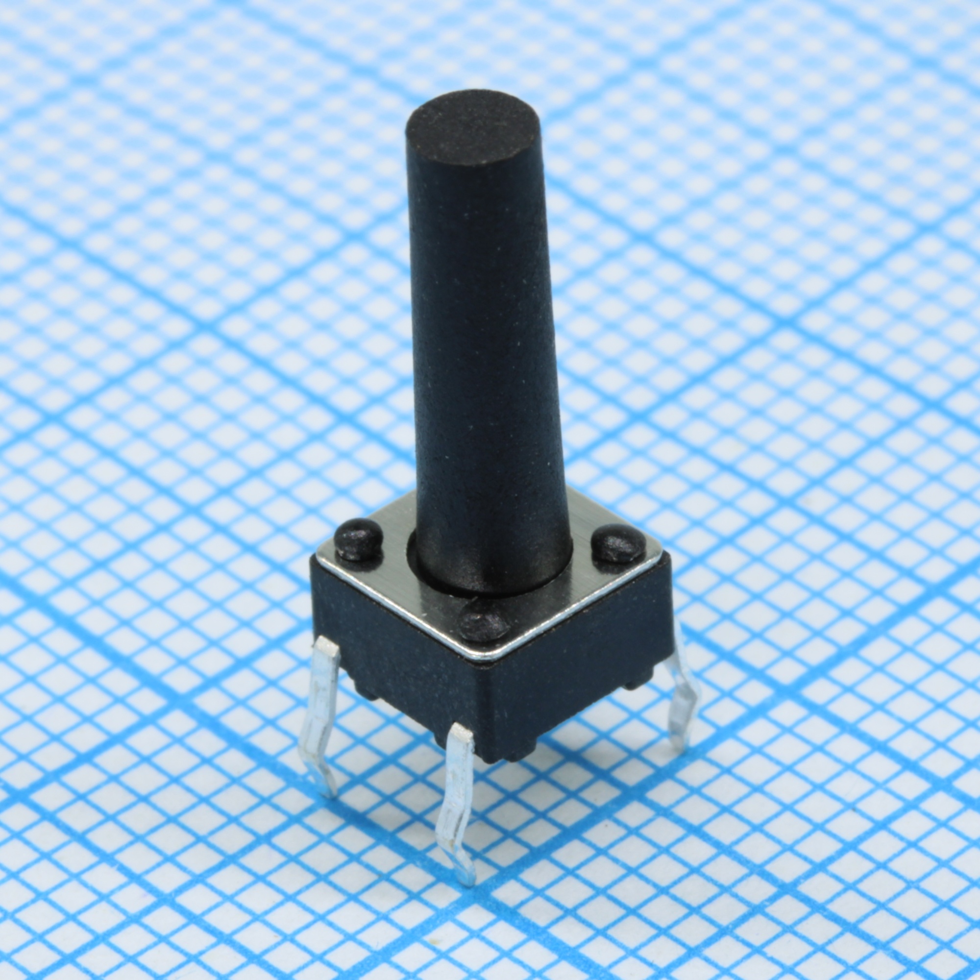 L-KLS7-TS6601-15-180 - Кнопка тактильная 6х6мм, h=15мм нажатие 180гр