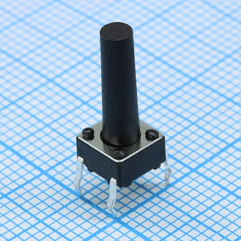 L-KLS7-TS6601-15-180 - Кнопка тактильная 6х6мм, h=15мм нажатие 180гр