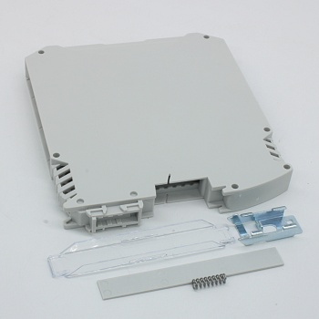 FMEH-02P-11-00A(H) - Корпус на DIN-рейку с металлической защелкой