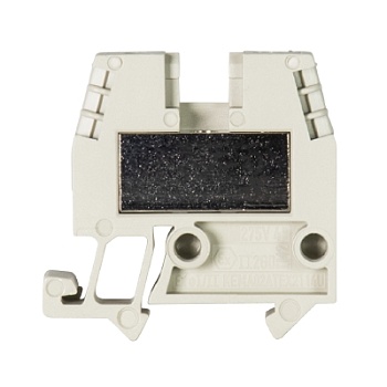 Клемма WKM 4/15 - Проходная клемма, тип фиксации провода: винтовой, номинальное сечение: 4 мм кв., 32A, 500V, ширина: 6 мм, цвет: серый, тип монтажа: DIN 15