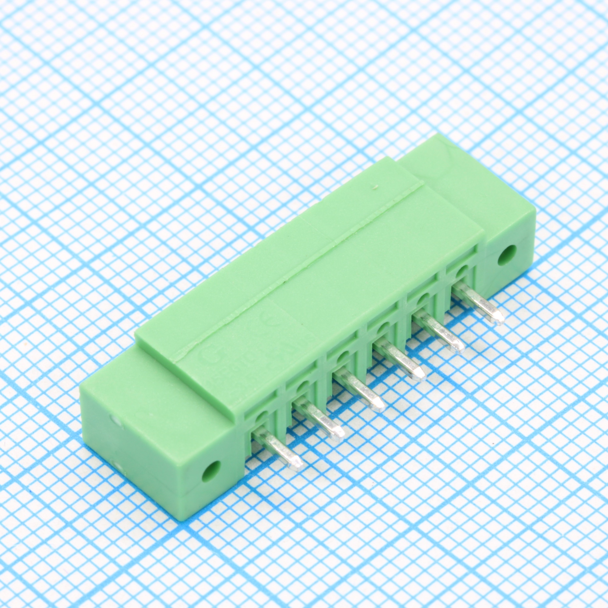15EGTVM-3.5-06P-14-00 - Разъемный клеммный блок на плату, 6 контактов. Серия 15EGTVM-3.5