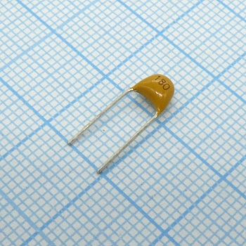 TS170R1H180JSBNB0R - Конденсатор керамический многослойный 18пФ 50В NPO ±5% радиальный 5.08мм 125°C россыпь