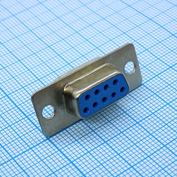 DS1033-09FUNSISS-CT - Гнездо 9 pin на кабель (пайка)