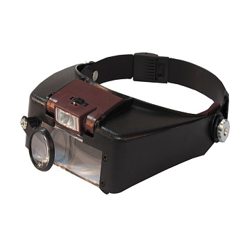 Линза бинокулярная TK 1011 с подсветкой - Головная бинокулярная линза с подсветкой и изменением кратности 1.5х/3.0х/6.5х.