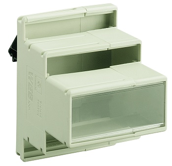 Корпус 87.070.0053.0 - Корпус для РЭА, с универсальным креплением, без печатной платы, габариты корпуса, Ш х В х Г (мм): 70,5 x 74 x 96, габариты платы, Ш х В х Г (мм): Плата A 93 x 67, Плата B 63 x 67, цвет: серый, серия wiebox WEB 7