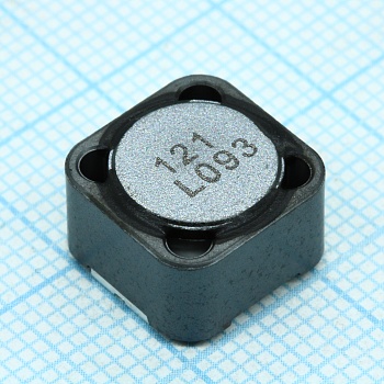 CDRH127NP-121MC - Силовая SMD индуктивность 120мкГн ±20% 1.6A 0,25Ом c магнитным экраном