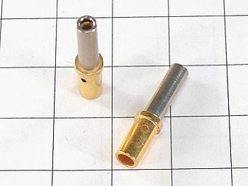 Гнездо ГЕ3.648.100-02 2.0 мм зол.