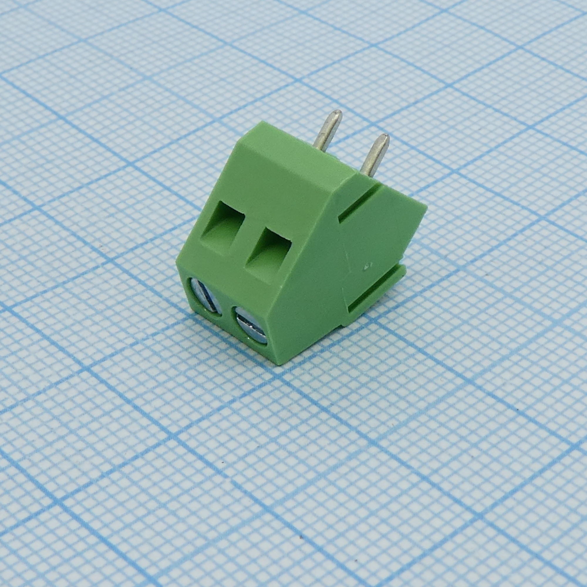 EK500A-02P - Клеммник на плату, 2 контакта, шаг 5мм