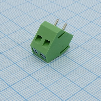 EK500A-02P - Клеммник на плату, 2 контакта, шаг 5мм