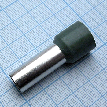 HE 50-25  Green - наконечник кабельный торцевой трубчатый с изоляцией, L=41/25мм, сеч. пров. 50мм2
